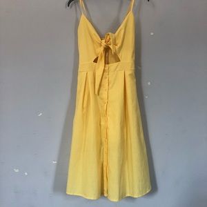 Yellow summer dress